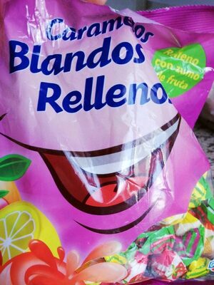Caramelos blandos rellenos