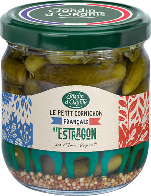 Le petit cornichon français à l'estragon