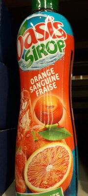 oasis sirop orange sanguine fraise