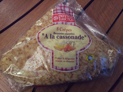 Crêpes beurrées sucrées "à la cassonade"