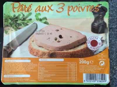 Pâté aux 3 poivres