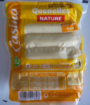 Quenelles nature