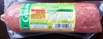 Saucisson à l'ail pur porc nature