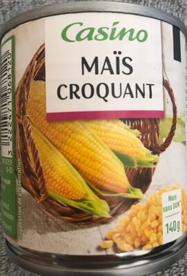 Maïs doux en grains sous vide