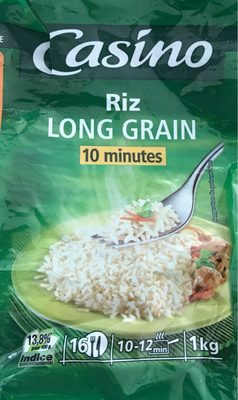 Riz Long Grain Etuv.10mn 1KG Co