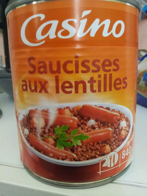 Saucisses aux lentilles