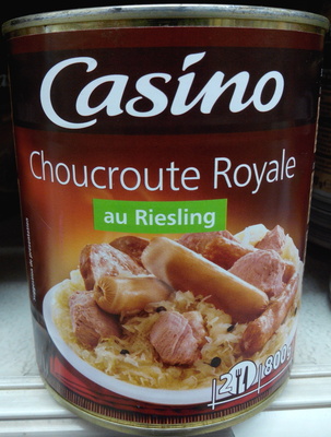 Choucroute royale au vin blanc