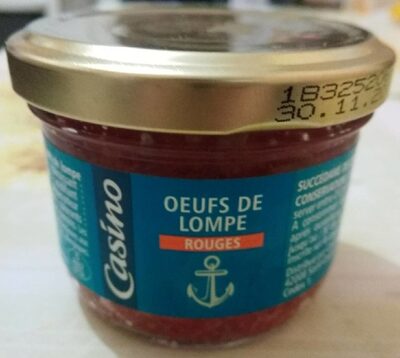 Œufs de lompe rouges