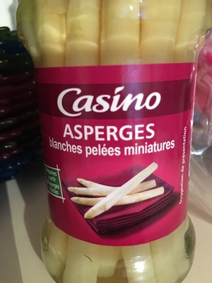 Asperges blanches pelées miniatures