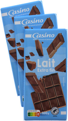 Chocolat au lait familial 3x
