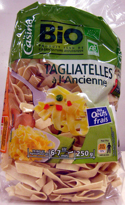 Tagliatelles à l'Ancienne, aux Œufs frais Bio