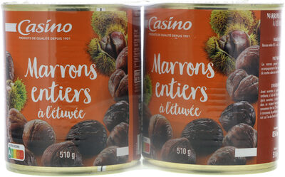 Marrons entiers à l'étuvée