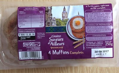 4 Muffins complets