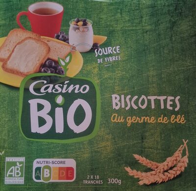 Biscottes au germe de blé BIO