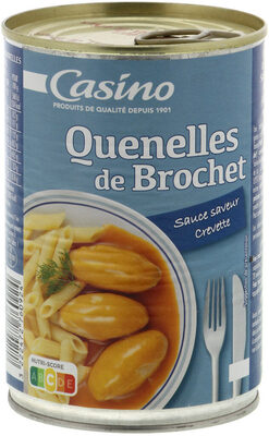 Quenelles de brochet sauce crevette