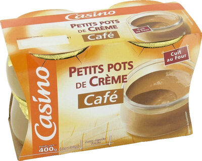 Petits pots de crème au café