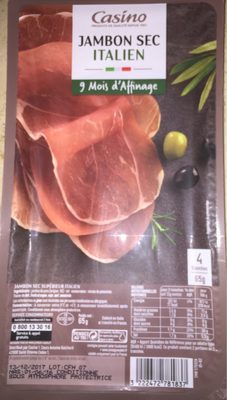 Jambon sec Italien 4 tranches