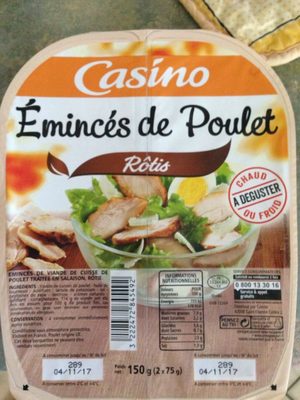 Emincés de poulet Rôtis