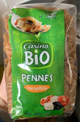 Penne Rigate au blé complet bio