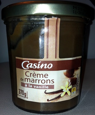 Crème de marrons à la vanille
