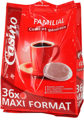 Café moulu Familial x36 dosettes