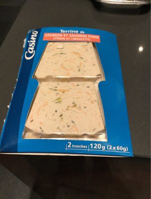Terrine de Saumon et saumon fumé