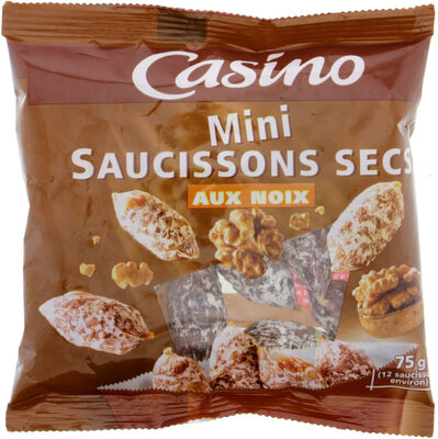 Mini saucissons secs aux noix