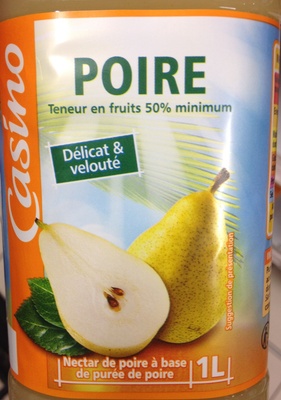 Poire teneur en fruits 50% minimum