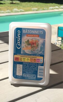 Bâtonnets de surimi saveur crabe
