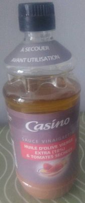 Sauce vinaigrette à l'huile d'olive (10%) et aux tomates séchées