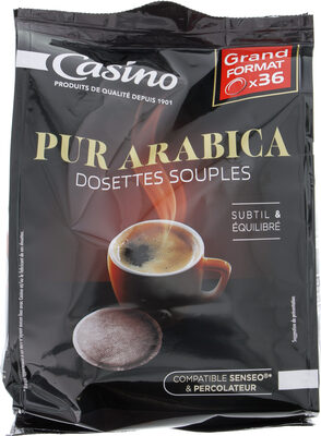 Café moulu pur Arabica x36 dosettes