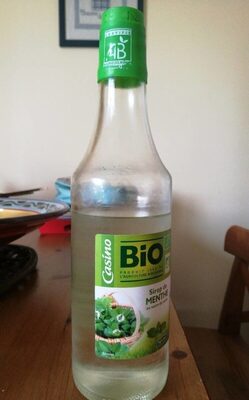 Sirop menthe au sucre de canne