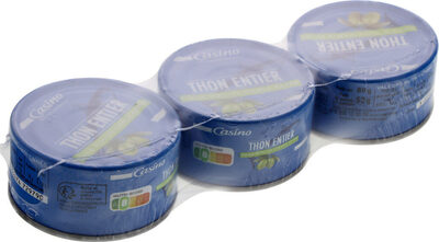 Thon entier à l'huile d'olive vierge extra
