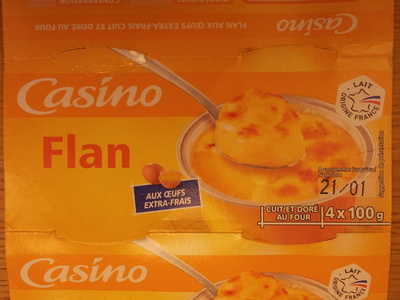 Flan aux œufs extra-frais