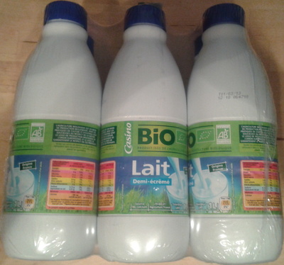 Lait demi-écrémé