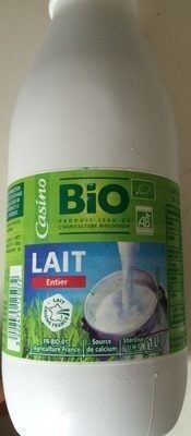 Lait entier Bio