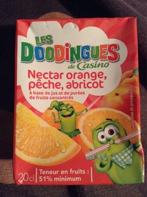Nectar Orange Pêche Abricot