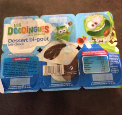Dessert bi-goût lait-choco