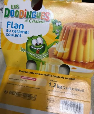 Flan au caramel coulant