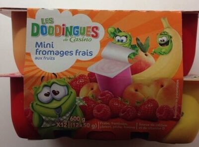 Mini fromages frais aux fruits et aromatisés
