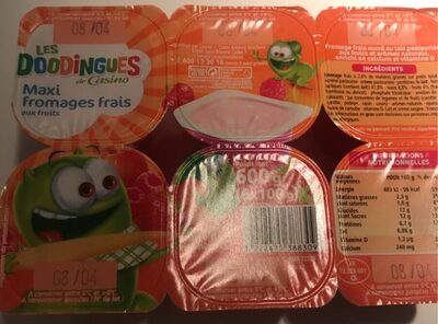 Maxi fromages frais aux fruits aromatisés