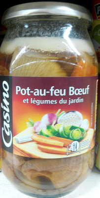 Pot-au-feu boeuf et légumes de jardin