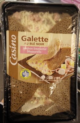 Galette jambon emmental mozzarella