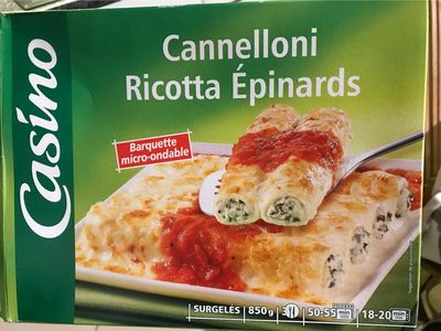 Cannelloni Ricotta épinards
