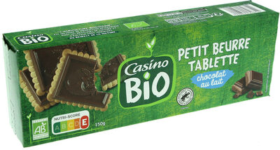 Petit beurre tablette de chocolat au lait BIO