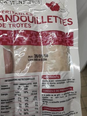 Véritables andouillettes de Troyes