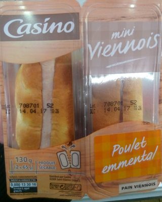 Mini viennois poulet emmental