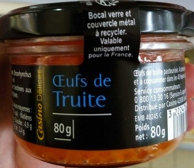 Oeufs de truite