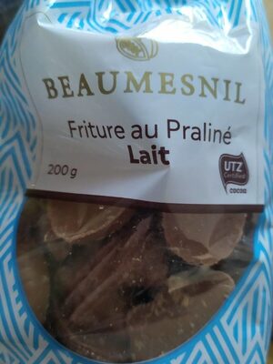Friture au praliné lait - chocolat au lait fourrage au praliné - beaumesnil