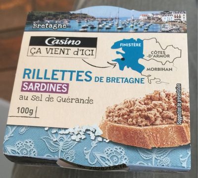 Rillettes de de Bretagne sardines au sel de Guérande